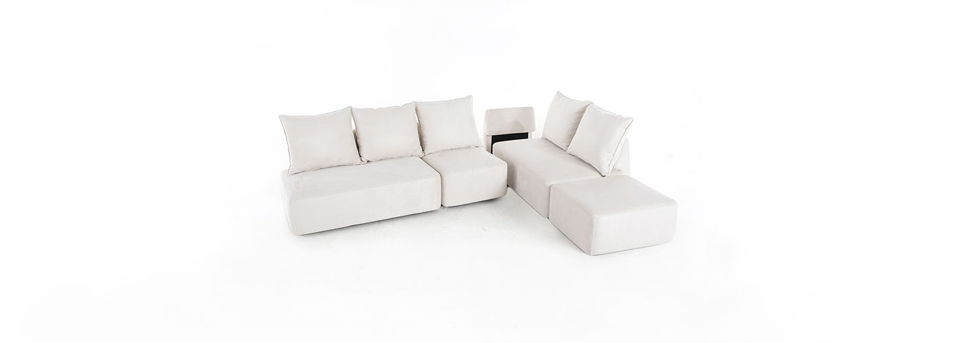 Sectional lounge sofa with sleeping function Matacao 2 City | FEYDOM
